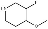 Piperidine, 3-fluoro-4-methoxy- Structure