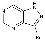 1H-Pyrazolo[4,3-d]pyrimidine, 3-bromo- Structure