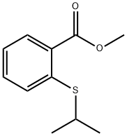 Benzoic acid, 2-[(1-methylethyl)thio]-, methyl ester Structure