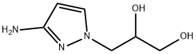 1,2-Propanediol, 3-(3-amino-1H-pyrazol-1-yl)- Structure