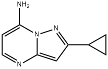 2-cyclopropylpyrazolo[1,5-a]pyrimidin-7-amine Structure