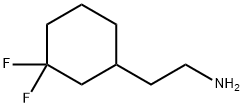 Cyclohexaneethanamine, 3,3-difluoro- Structure