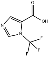 1H-Imidazole-5-carboxylic acid, 1-(trifluoromethyl)- Structure