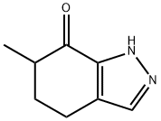 6-methyl-1,4,5,6-tetrahydroindazol-7-one 구조식 이미지