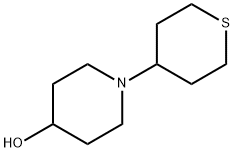 4-Piperidinol, 1-(tetrahydro-2H-thiopyran-4-yl)- Structure