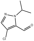 4-chloro-1-isopropyl-1H-pyrazole-5-carbaldehyde Structure