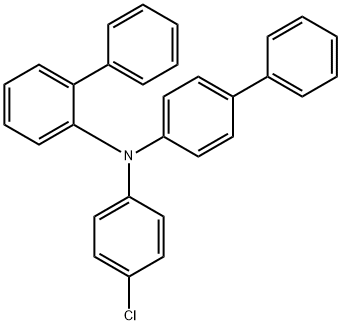 [1,1'-Biphenyl]-4-amine, N-[1,1'-biphenyl]-2-yl-N-(4-chlorophenyl)- Structure