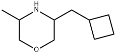 Morpholine, 3-(cyclobutylmethyl)-5-methyl- 구조식 이미지