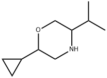 Morpholine, 2-cyclopropyl-5-(1-methylethyl)- 구조식 이미지