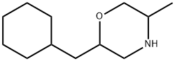 Morpholine, 2-(cyclohexylmethyl)-5-methyl- Structure
