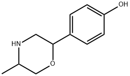 Phenol, 4-(5-methyl-2-morpholinyl)- Structure