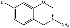 Hydrazine, [(4-bromo-2-methoxyphenyl)methyl]- 구조식 이미지