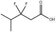 Pentanoic acid, 3,3-difluoro-4-methyl- Structure