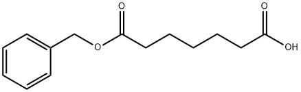 Heptanedioic acid, 1-(phenylmethyl) ester Structure