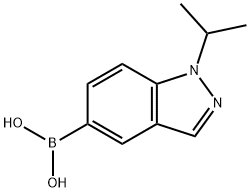 (1-Isopropylindazol-5-yl)boronic acid Structure