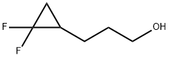 Cyclopropanepropanol, 2,2-difluoro- Structure