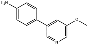 4-(5-methoxypyridin-3-yl)aniline(WX150094) Structure