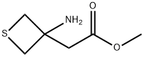 3-Thietaneacetic acid, 3-amino-, methyl ester 구조식 이미지