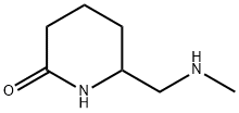 2-Piperidinone, 6-[(methylamino)methyl]- 구조식 이미지