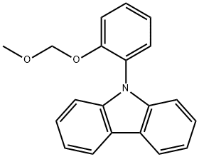 9H-Carbazole, 9-[2-(methoxymethoxy)phenyl]- 구조식 이미지