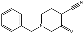 4-Piperidinecarbonitrile, 3-oxo-1-(phenylmethyl)- Structure