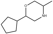 Morpholine, 2-cyclopentyl-5-methyl- 구조식 이미지