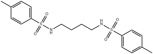 Benzenesulfonamide, N,N'-1,4-butanediylbis[4-methyl- Structure