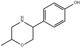 Phenol, 4-(6-methyl-3-morpholinyl)- 구조식 이미지