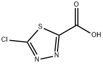 1,3,4-Thiadiazole-2-carboxylic acid, 5-chloro- Structure