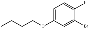 Benzene, 2-bromo-4-butoxy-1-fluoro- Structure