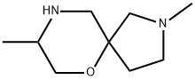 6-Oxa-2,9-diazaspiro[4.5]decane, 2,8-dimethyl- Structure