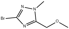 1H-1,2,4-Triazole, 3-bromo-5-(methoxymethyl)-1-methyl- Structure