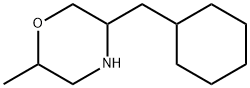 Morpholine, 5-(cyclohexylmethyl)-2-methyl- Structure