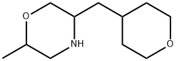 Morpholine, 2-methyl-5-[(tetrahydro-2H-pyran-4-yl)methyl]- Structure