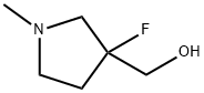 3-Pyrrolidinemethanol, 3-fluoro-1-methyl- Structure