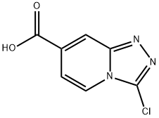 3-chloro-[1,2,4]triazolo[4,3-a]pyridine-7-carboxylic acid Structure