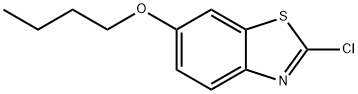Benzothiazole, 6-butoxy-2-chloro- 구조식 이미지