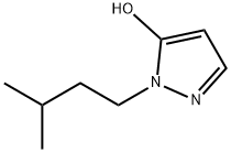 1H-Pyrazol-5-ol, 1-(3-methylbutyl)- Structure