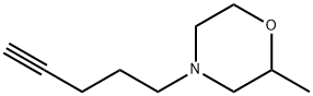 Morpholine, 2-methyl-4-(4-pentyn-1-yl)- Structure
