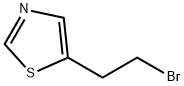 5-(2-bromoethyl)-1,3-thiazole 구조식 이미지