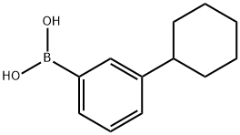 Boronic acid, B-(3-cyclohexylphenyl)- Structure