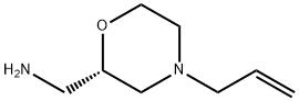 2-Morpholinemethanamine,4-(2-propen-1-yl)-,(2S)- 구조식 이미지