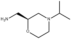 2-Morpholinemethanamine, 4-(1-methylethyl)-,(2S)- Structure
