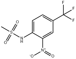 N-[2-Nitro-4-(trifluoromethyl)phenyl]methanesulfonamide Structure