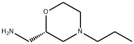 2-Morpholinemethanamine,4-propyl-,(2S)- Structure