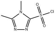 4H-1,2,4-Triazole-3-sulfonyl chloride, 4,5-dimethyl- Structure