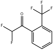 Ethanone, 2,2-difluoro-1-[2-(trifluoromethyl)phenyl]- Structure