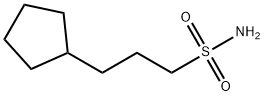 3-cyclopentylpropane-1-sulfonamide Structure