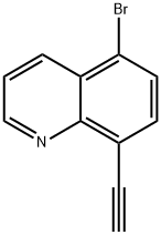 Quinoline, 5-bromo-8-ethynyl- Structure