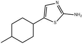 2-Thiazolamine, 5-(4-methylcyclohexyl)- 구조식 이미지